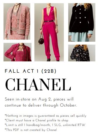 chanel fall act 1 2018|FALL.